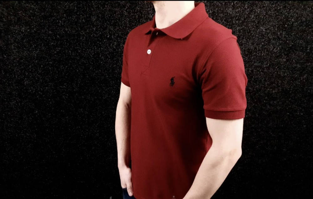 

Футболка поло | бордовая тенниска Polo Ralph Lauren логотип вышит