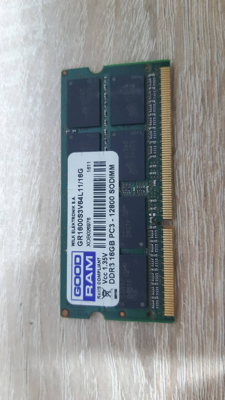 

Оперативная память для ноутбука DDR3 16GB