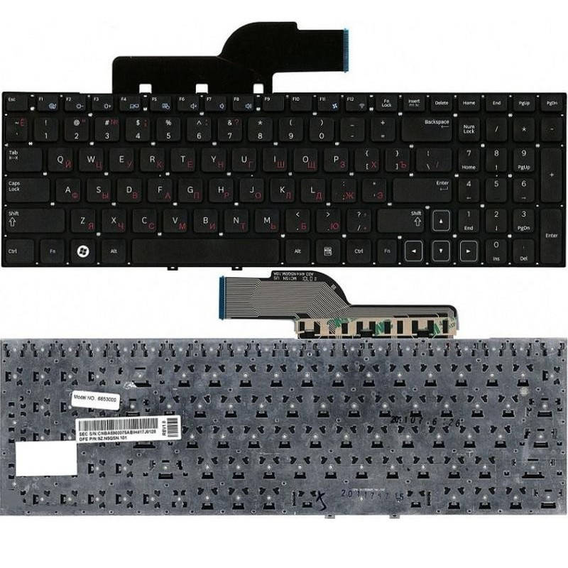 

Клавиатура для ноутбука SAMSUNG NP305E5Z, black, RU, Черный
