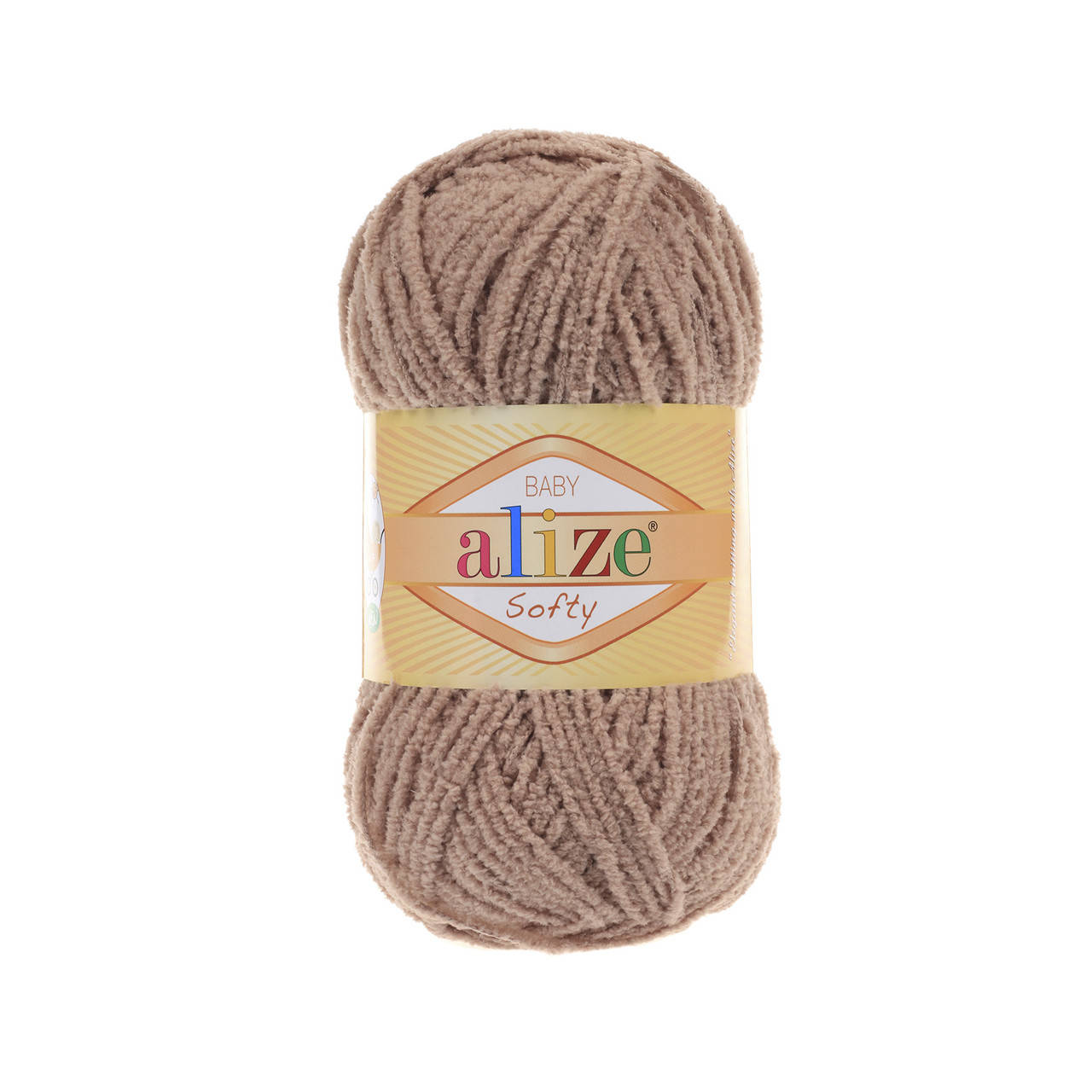 

Alize Softy (Ализе Софти) № 617 бежевый (Пряжа плюшевая, нитки для вязания)
