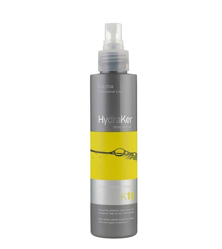 

Маска для волос кератин аргановое масло 10 в 1 Erayba HydraKer K10 Keratin Total Mask 150мл