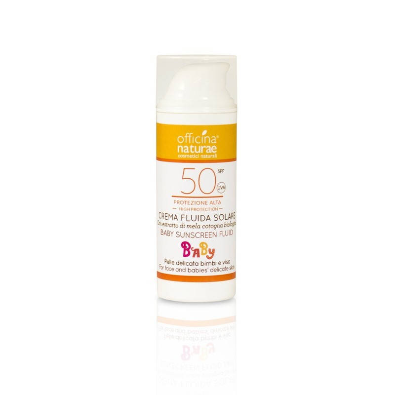 

Органический детский солнцезащитный флюидный креем-флюид SPF 50 Officina Naturae 50 мл