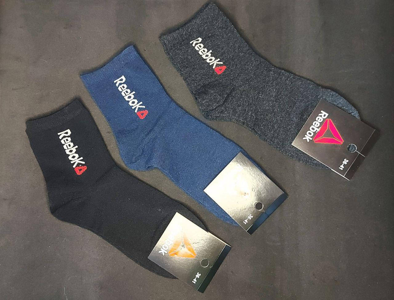 

Носки Reebok Run Club женские набор 12 пар размер 36-40 высокие