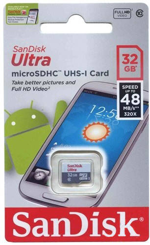 

Карта памяти microSDHC 32 Gb class 10 SanDisk