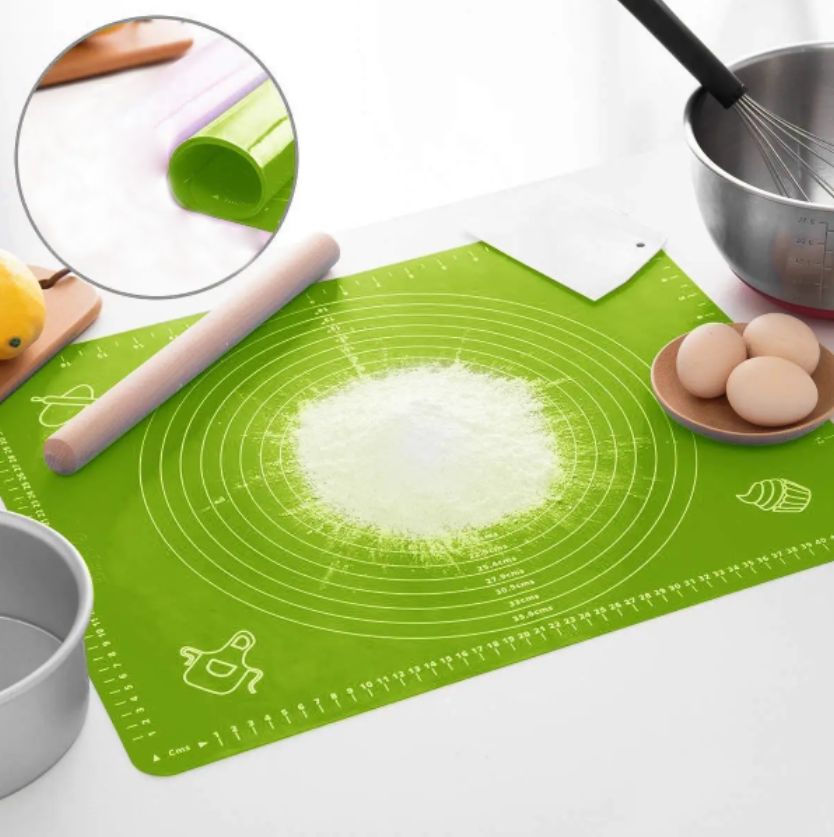 

Силіконовий килимок для розкачування тіста Baking Mat 45*60 см