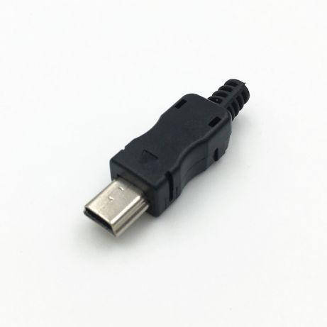 

Разъём Mini USB штекер для пайки на кабель
