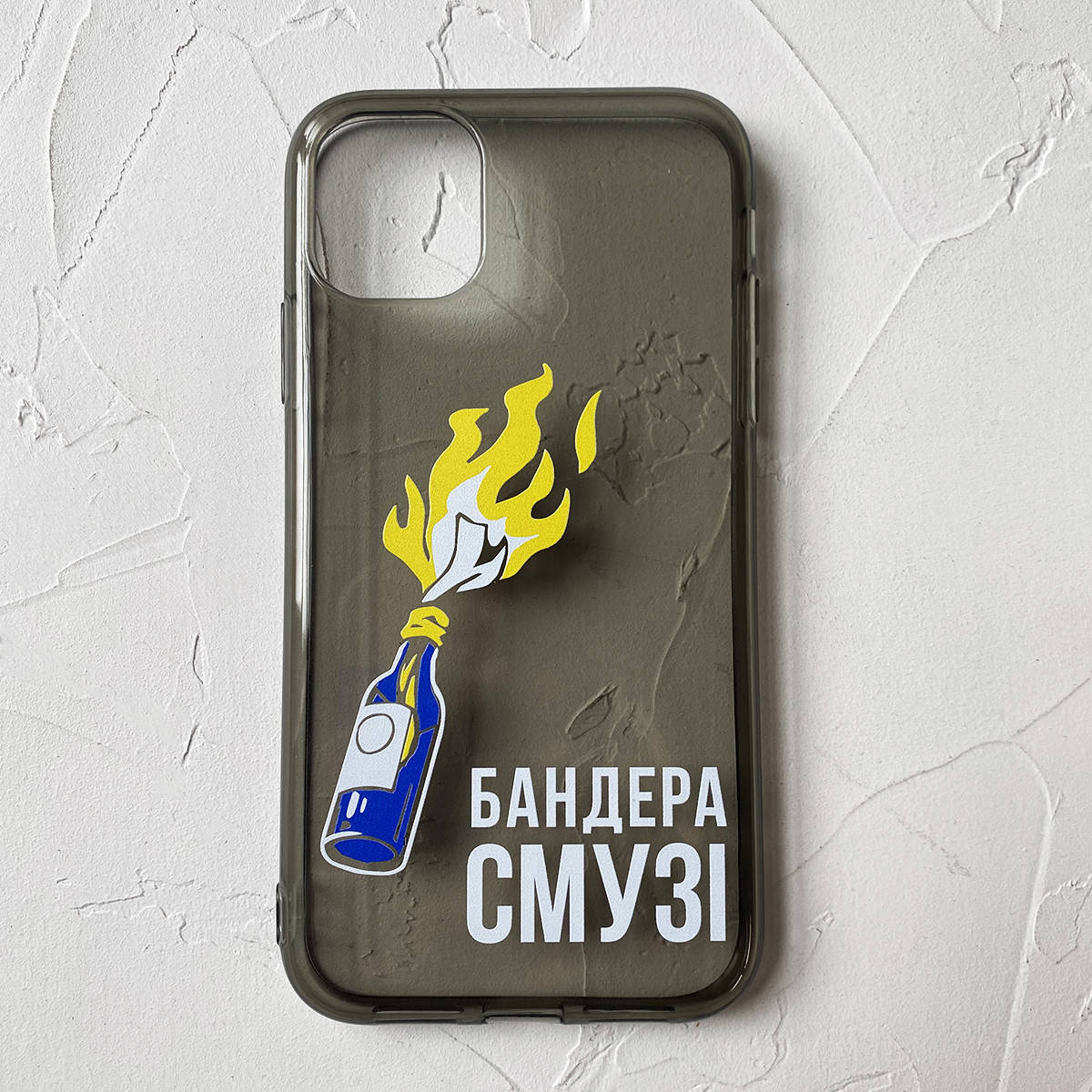 

Силиконовый чехол с принтом для Apple iPhone 11 Pro - Бандера смузи / Прозрачный чехол для айфона 11 Pro