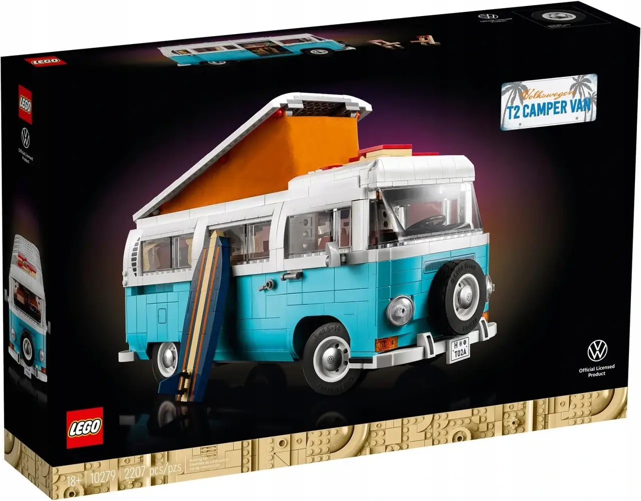 

Авто-конструктор LEGO Volkswagen T2 Camper Van 10279