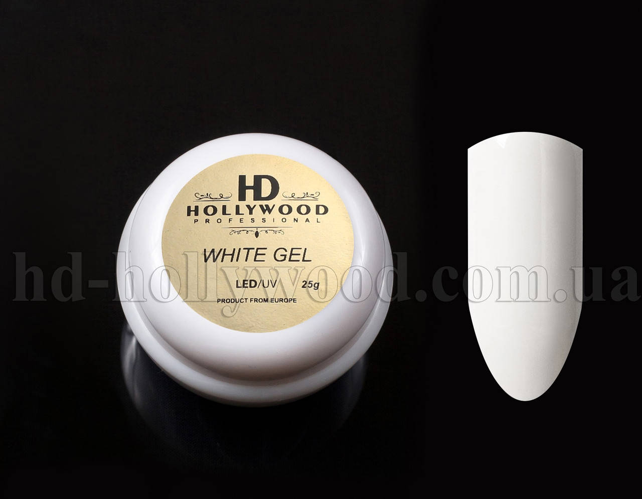 

Гель моделирующий двухфазный Белый White HD Hollywood - 25 мл