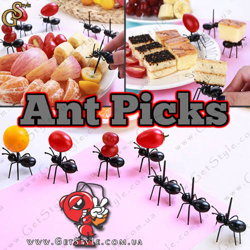 

Муравьи-шпажки - "Ant Picks" - 12 шт, Черный