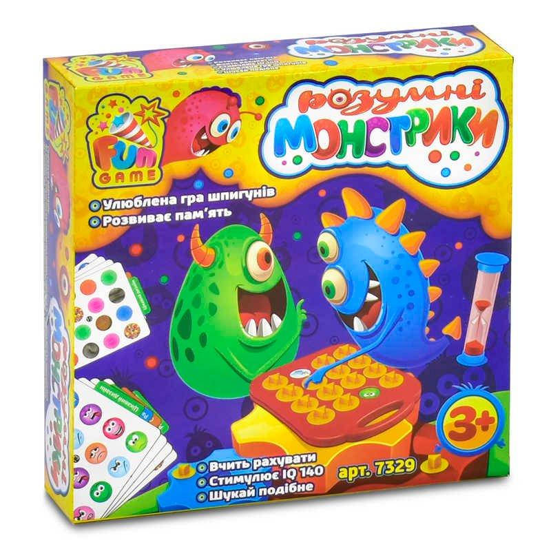 

Гр Настольная игра 7329 "Розумні монстрики" (12/2) "4FUN Game Club"