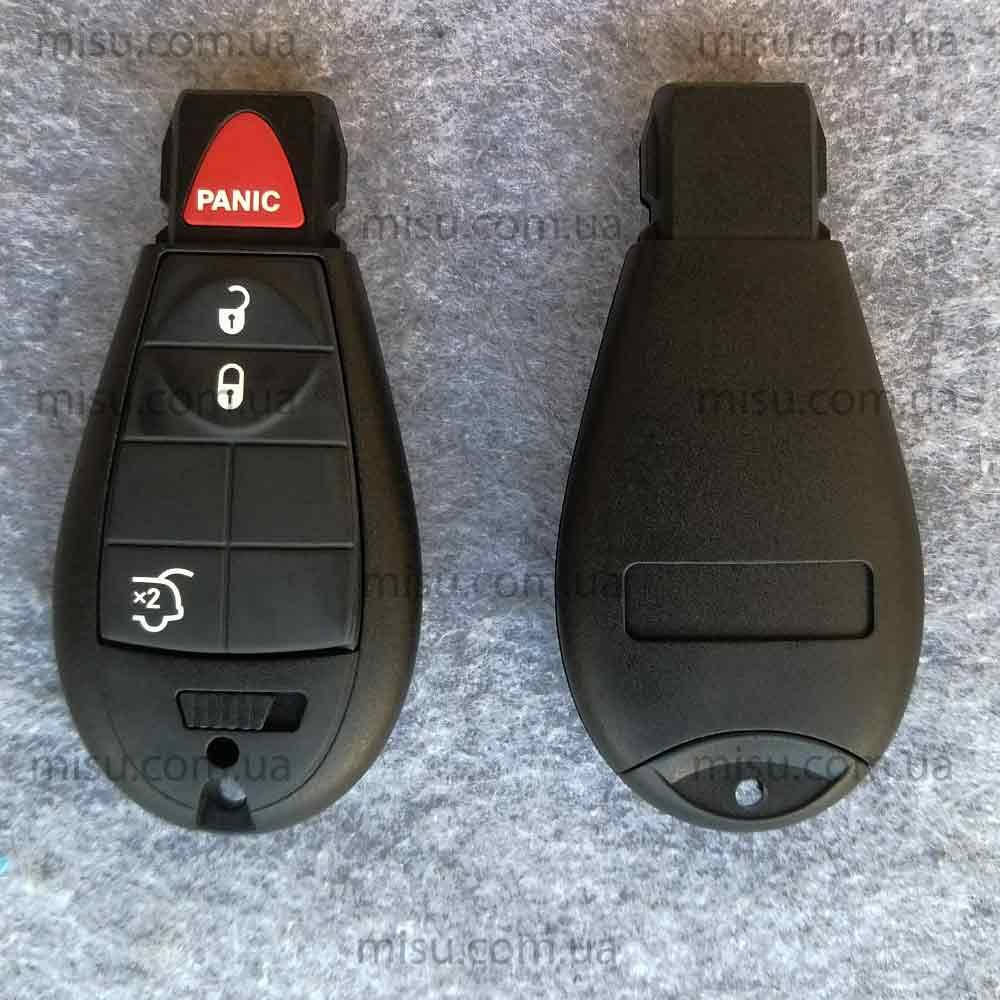 

Смарт-ключ Dodge Jeep Chrysler 3 кнопки + panic V2 ( рыбка )
