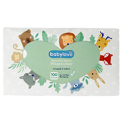 

Серветки сухі Бейбілав 3-х шарові Babylove besonders weiche pflegetucher 100szt 16шт/ящ (Код : 00-00011595)
