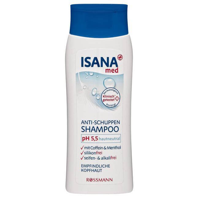 

ISANA med Anti-Schuppen Shampoo - Шампунь от перхоти для чувствительной кожи головы, 200 мл