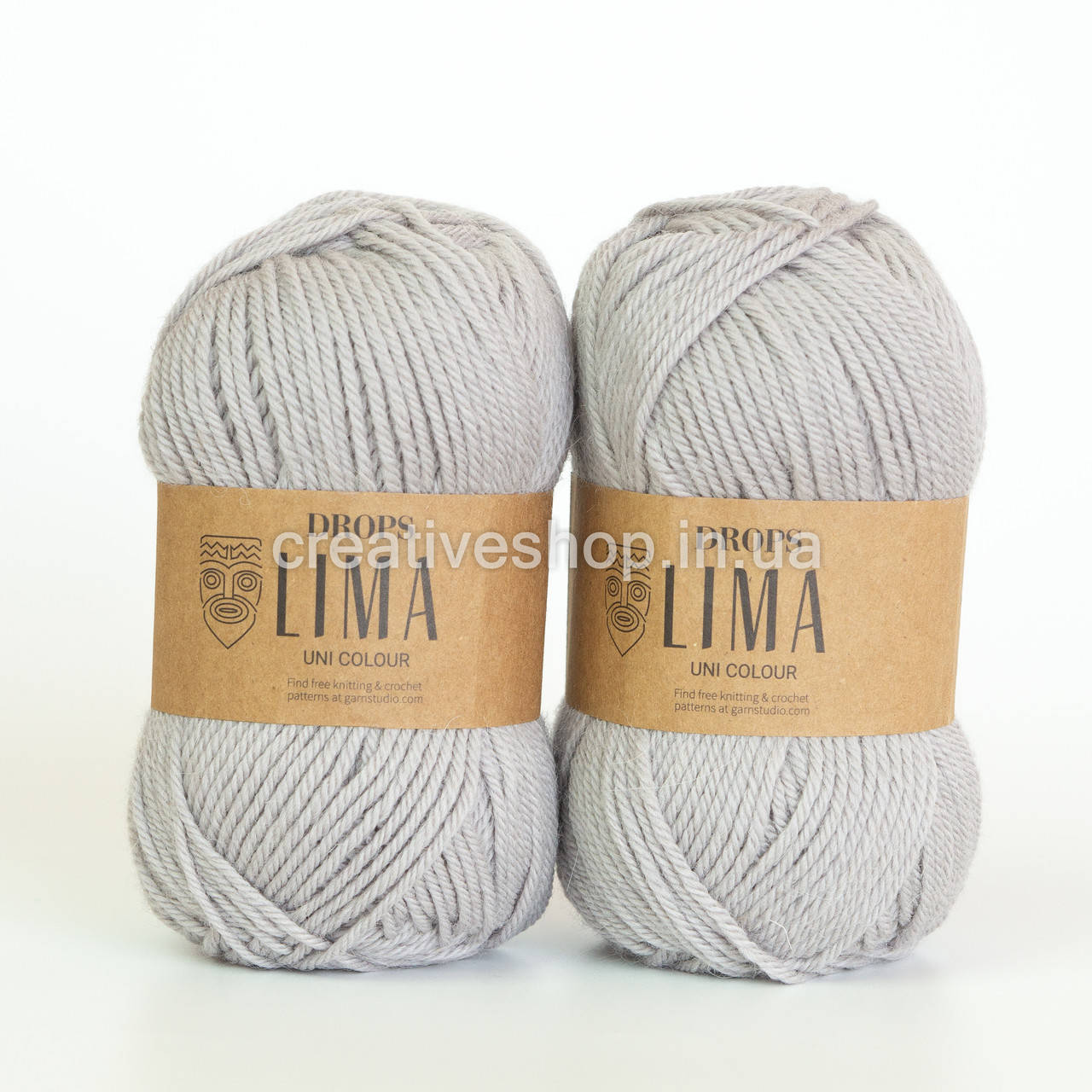 

Пряжа Drops Lima (цвет 9010 light grey)