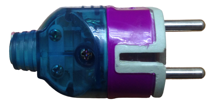 

Вилка пряма з/з 16а 250V ударостійка ФІОЛЕТОВА+СИНЯ