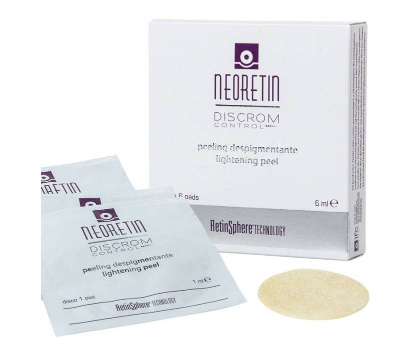 

Cantabria Neoretin Discrom Control Pigment Peel Pads Осветляющий пилинг в дисках, 6 шт
