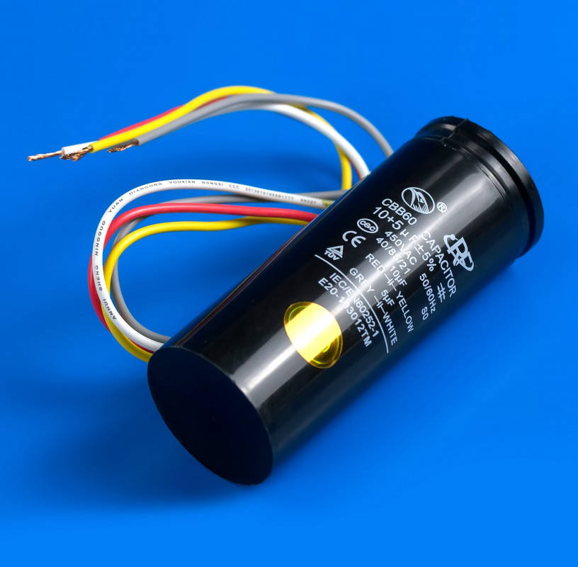 

Конденсатор двойной для стиральной машины 10+5Mf 450V Saturn CBB60