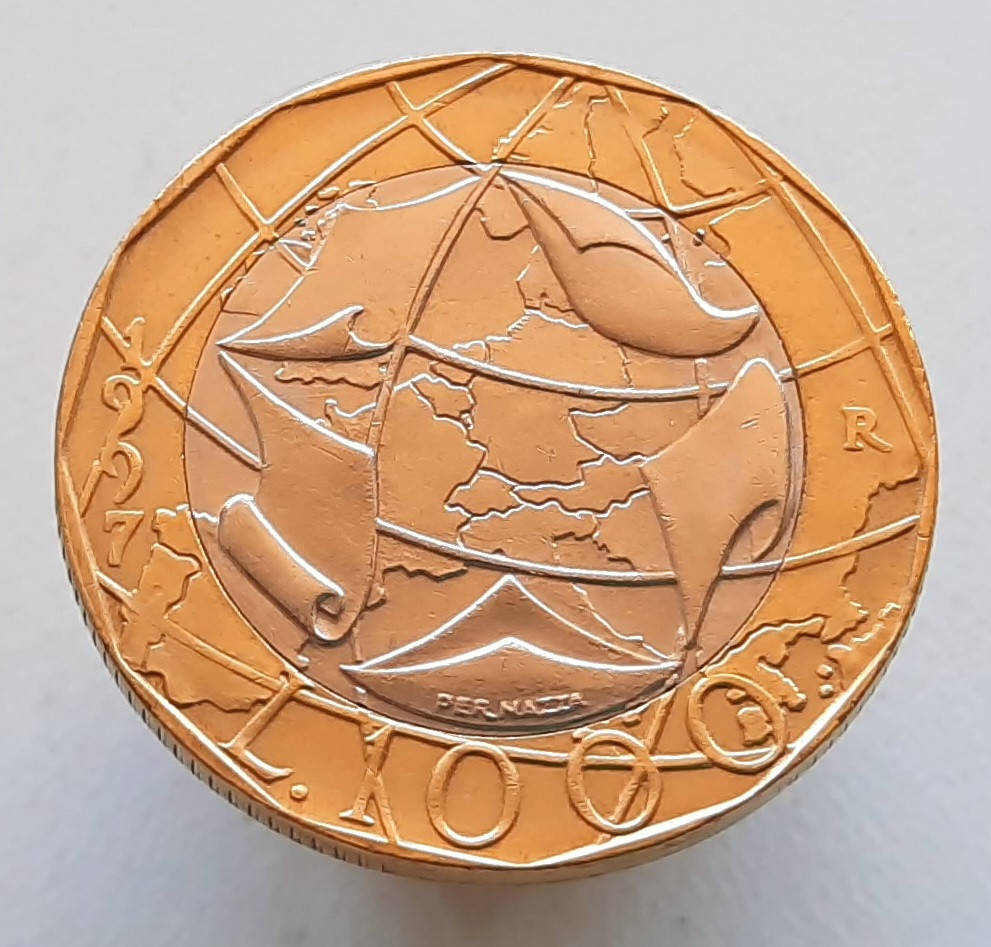 

Италия 1000 лир 1997