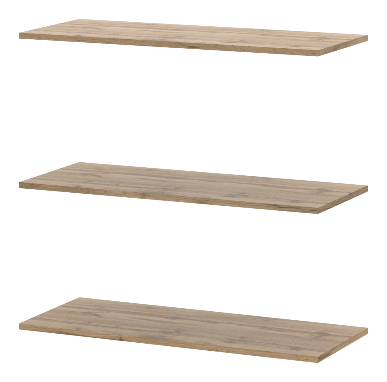 Полиця для одягу Doros Promo Дуб Сонома 3шт. 86.7х35х1.6 (41516028) 2