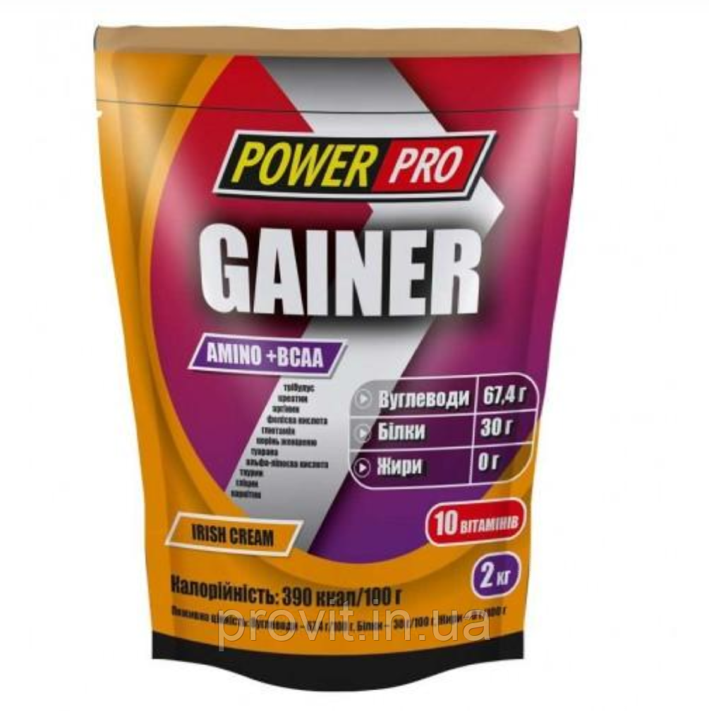 

Power Pro Gainer (2 kg irish cream) Нарушена целостность упак (2 kg, irish cream)