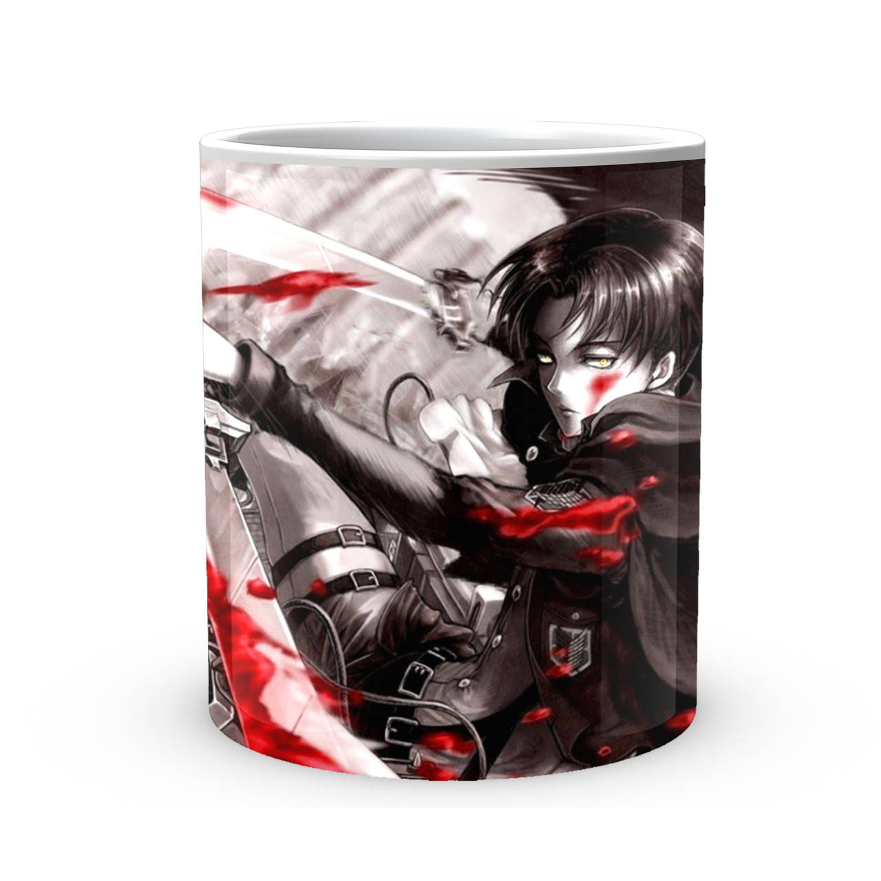 

Кружка Атака Титанов Attack on Titan битва AT.02.48, Белый