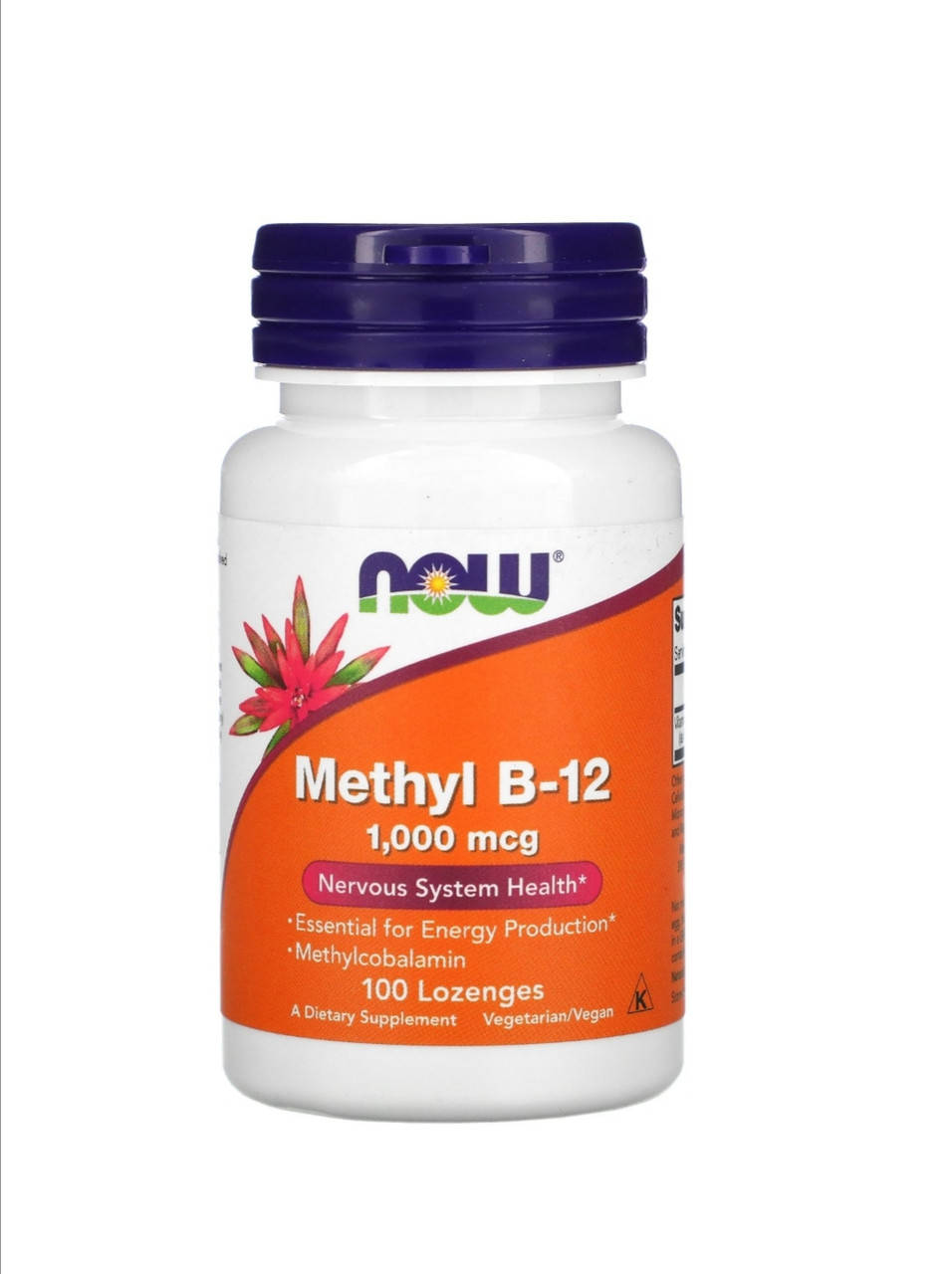 

Methyl B-12, метилкобаламин, 1000 мкг, 100 таблеток для рассасывания