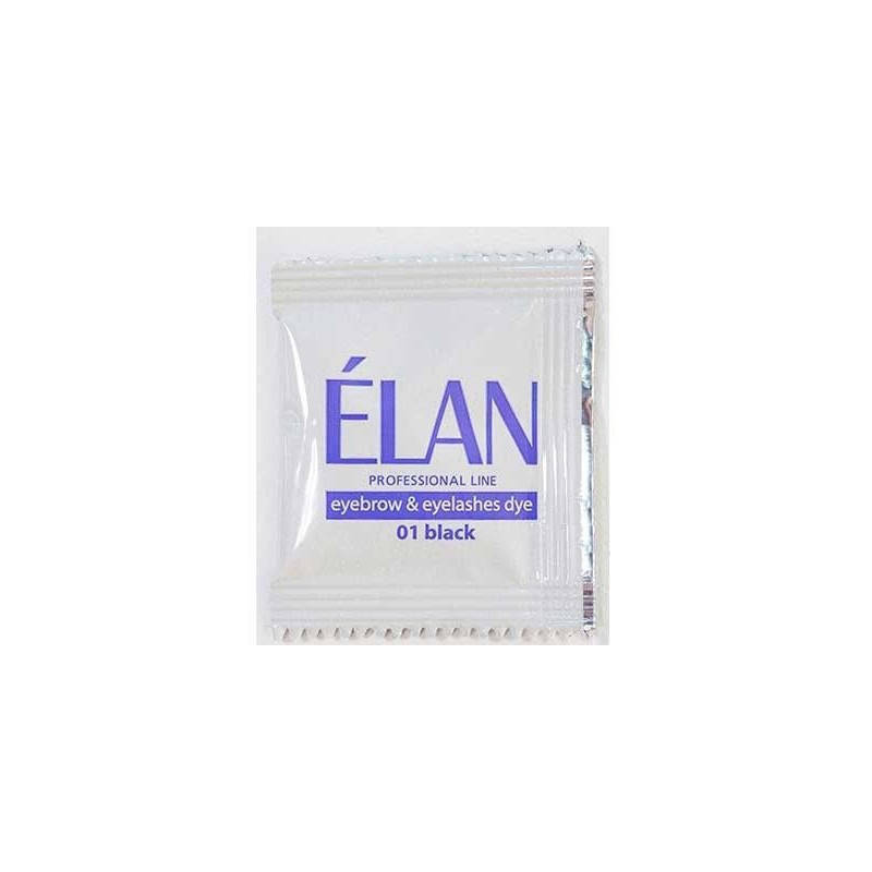 

Elan Гель-краска для бровей 01 Black Черный и Окислитель, 5+5 г