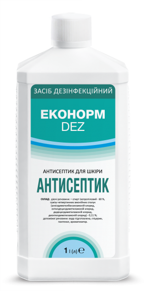 

ЭКОНОРМ DEZ АНТИСЕПТИК (Еконорм DEZ Антисептик) Дезинфекция для рук