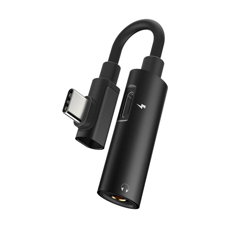 

Переходник для наушников type c Audio converter HOCO LS-19 (Type-C 2in1) Оригинал