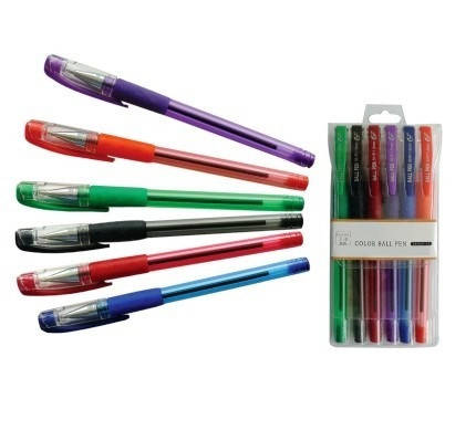 

Набор цветных шариковых ручек "Ball Pen" 6 шт.