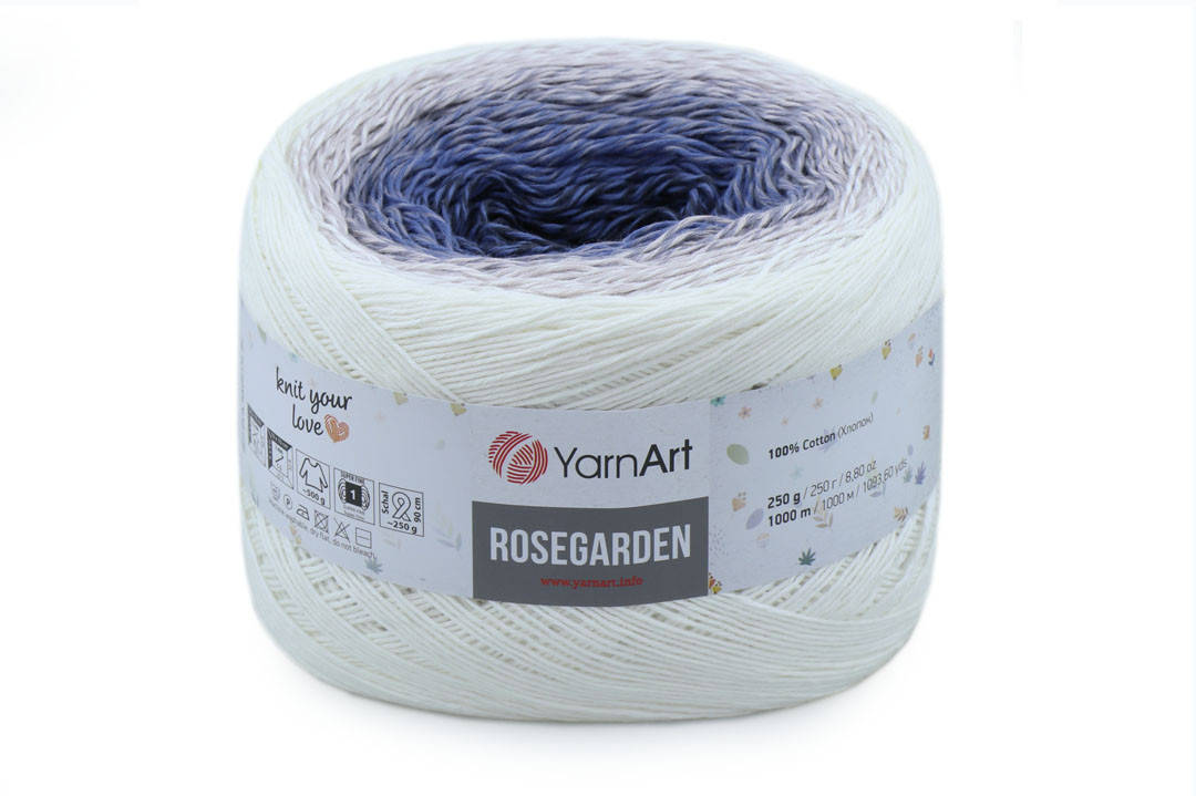 

YarnArt Rosegarden, №306, Секционное крашение