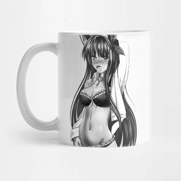 

Кружка с принтом «Hentai girl». Чашка c аниме, Белый