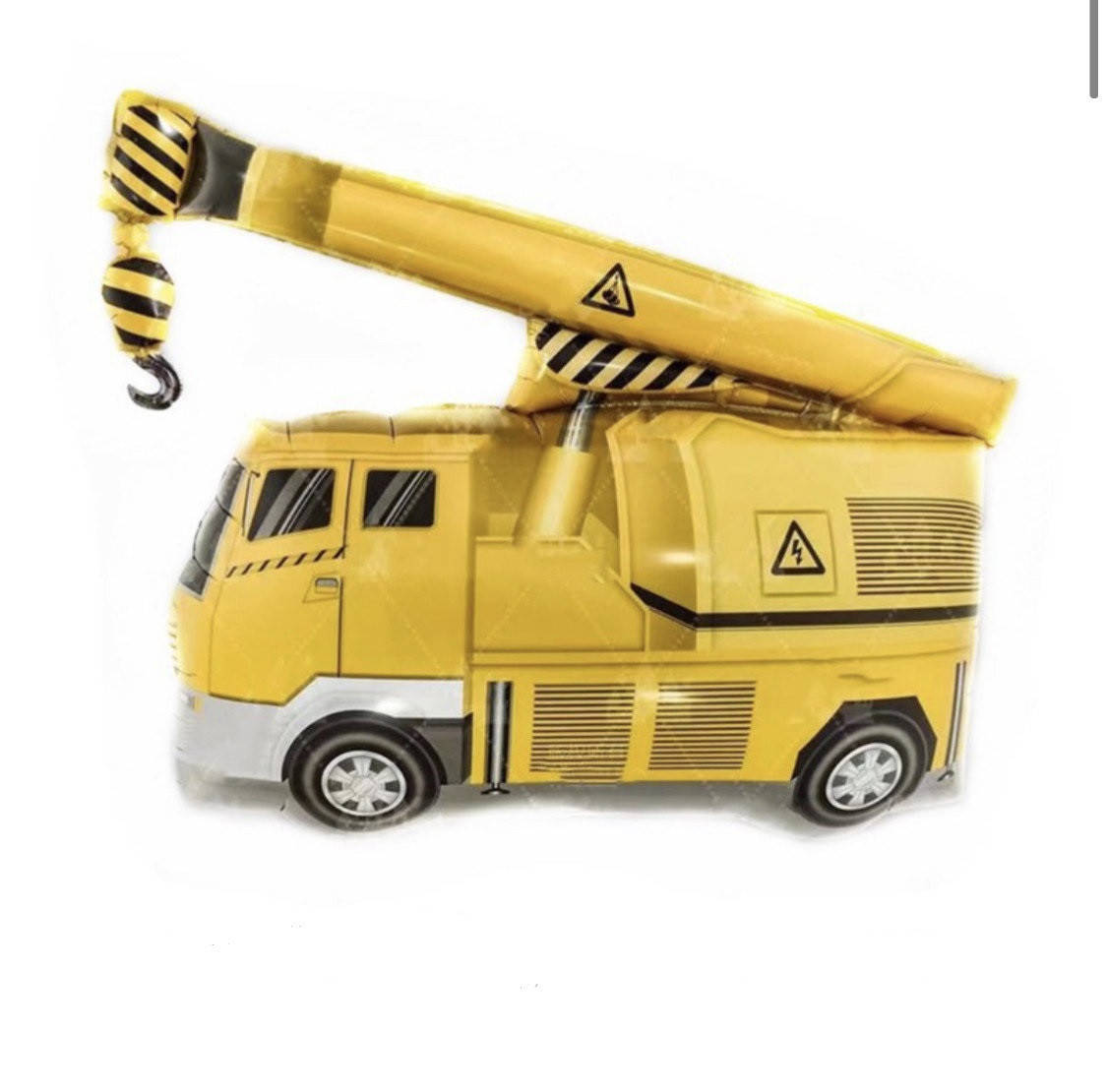 

Фольгированный шар большая фигура Кран 77х83см Китай, Желтый