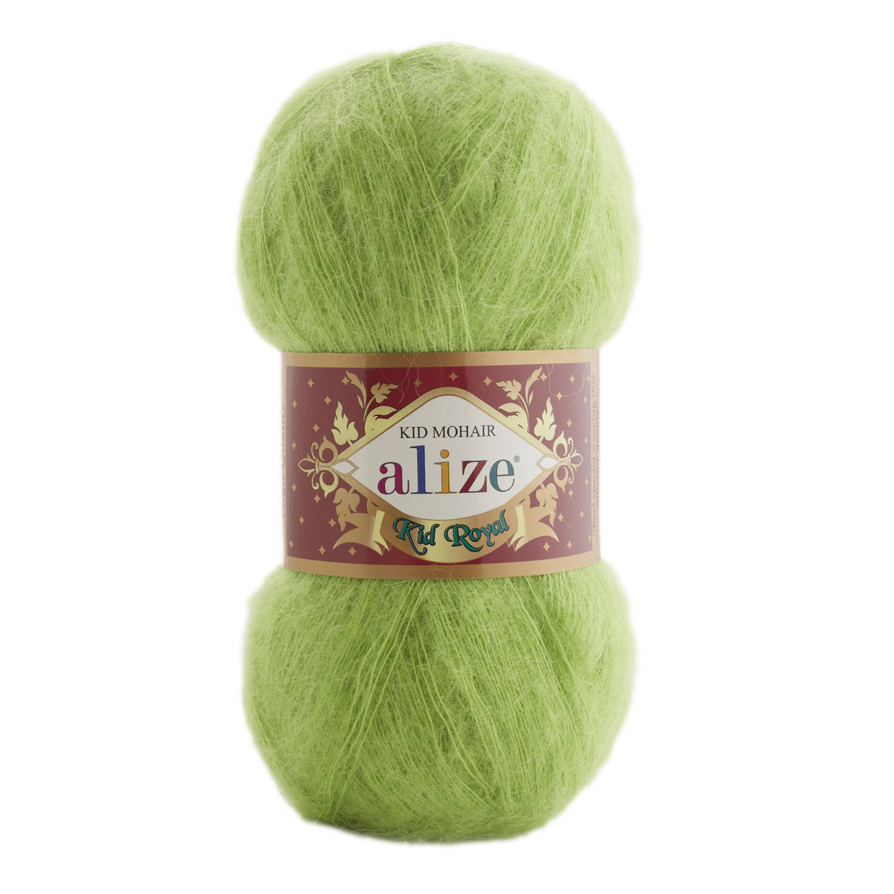 

Alize KID ROYAL 50 (Ализе Кид Рояль) № 117 зеленый (Пряжа мохер, нитки для вязания), Зелёный