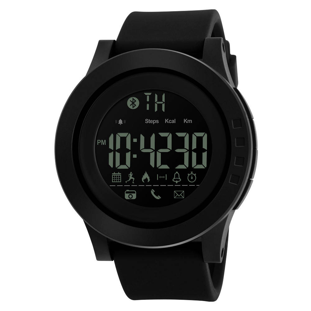 

Skmei 1255 innovation черные спортивные смарт часы мужские