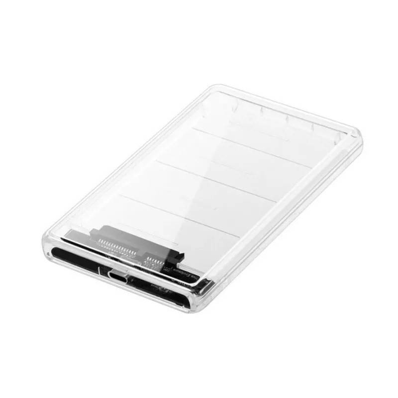 

Карман 2,5"корпус пластик ,интерфейс TYPE C, transparent