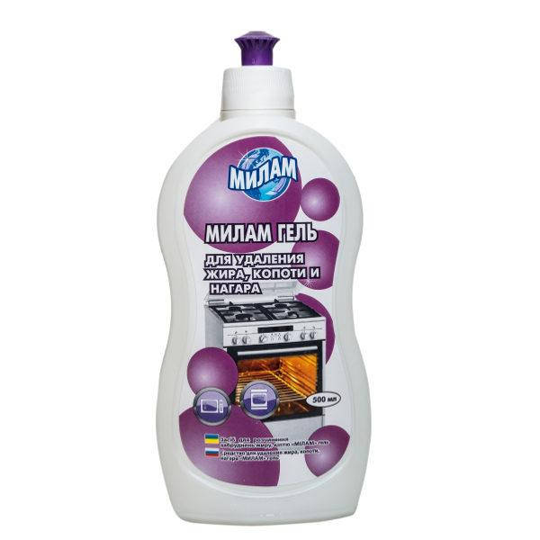 

Средство для удаления жира и копоти гель 500 мл Милам