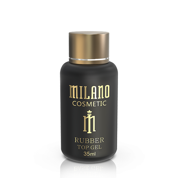 

Каучуковый топ для гель лака Милано, без кисточки (Milano Rubber top gel) 35 мл