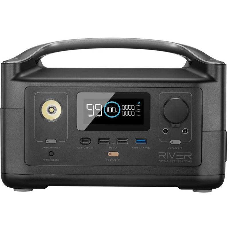 

Зарядная станция EcoFlow RIVER 288Wh, 80000mAh, 600W (EFRIVER600)