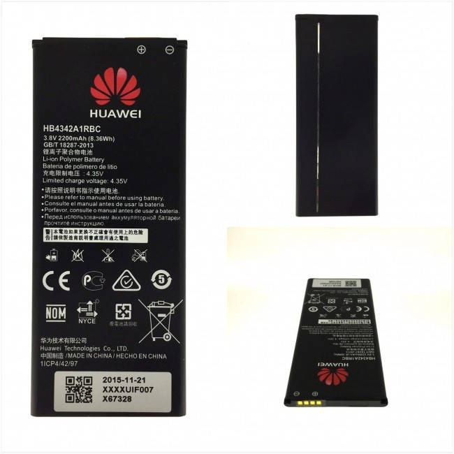 

Аккумулятор Huawei Honor 4A / Honor 5, Honor Play 5/5A, Y5 II, Y6, HB4342A1RBC, 2200mAh