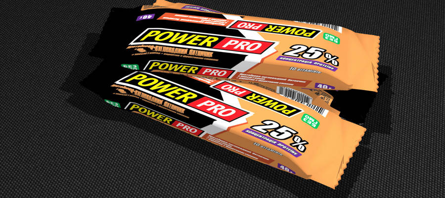 

Протеиновый батончик Power Pro какао 25% 60г. x 20 шт/блок