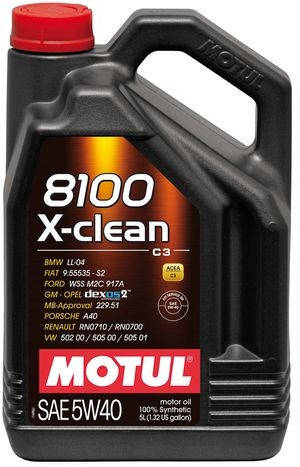 

Моторное масло Motull 8100 X-Clean 5W-40 5л