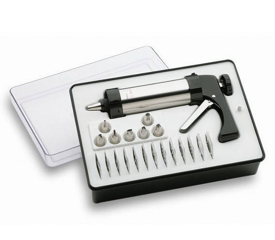 

Кондитерский шприц cookie press & icing set с насадками