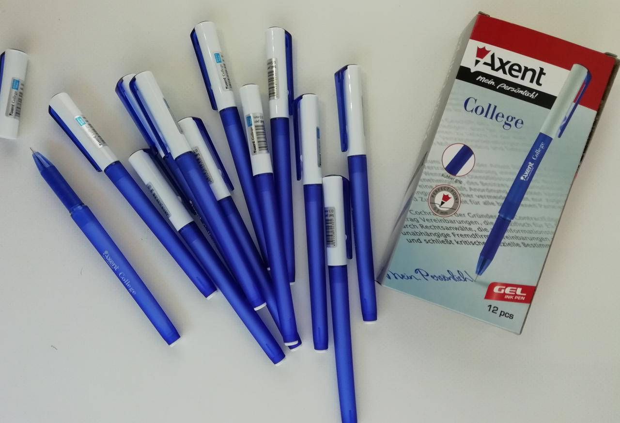 

Ручка Гелевая Акцент College AG1075-A 0,5 мм Синяя Axent Германия