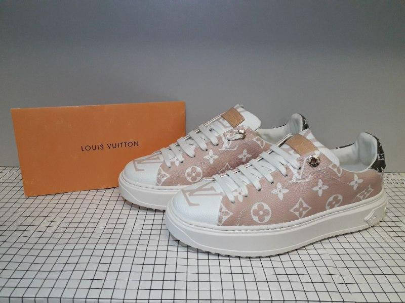 

Кроссовки женские кожаные Louis Vuitton 38, Луи Виттон, нюдовые кросы, бежевые кеды, Бежевый
