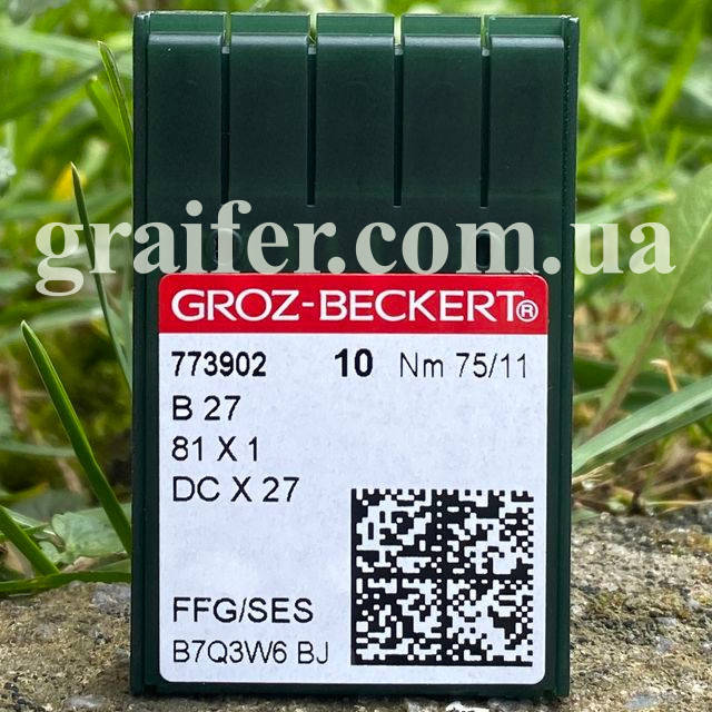 

Иглы для промышленных оверлоков B27 №75 SES