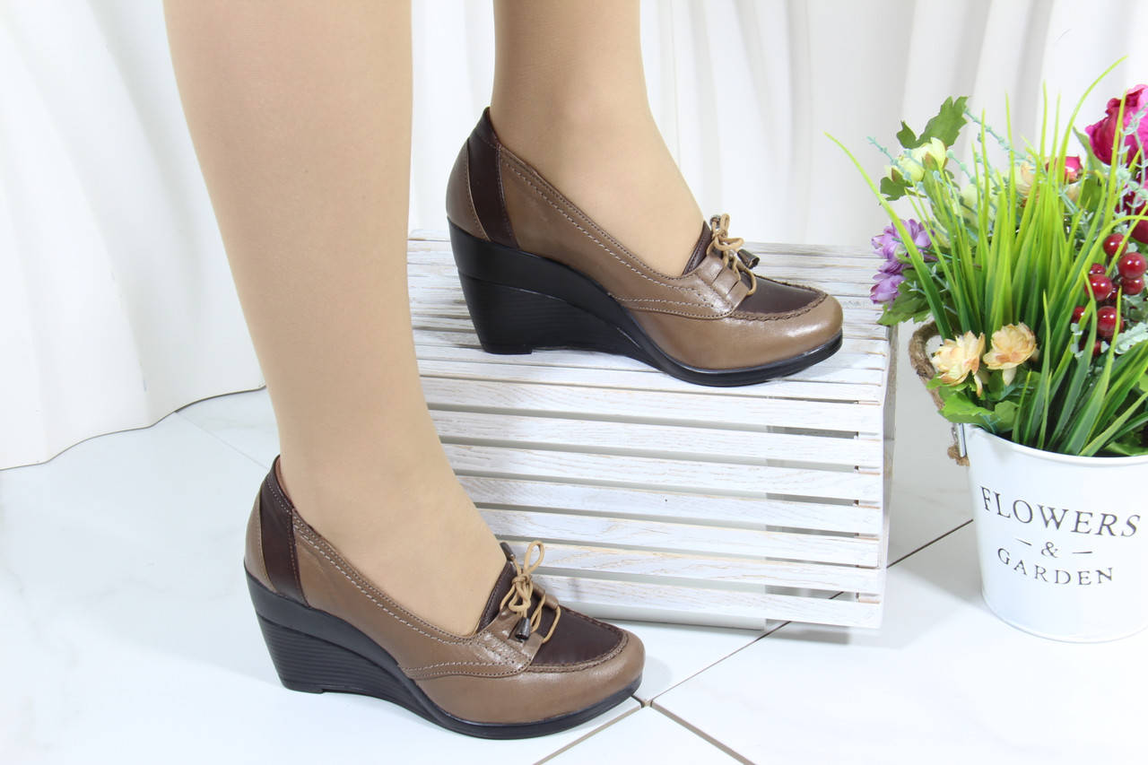 

Туфли женские маленьких размеров 34-35 Norka 05-2-16(M), Бежевый