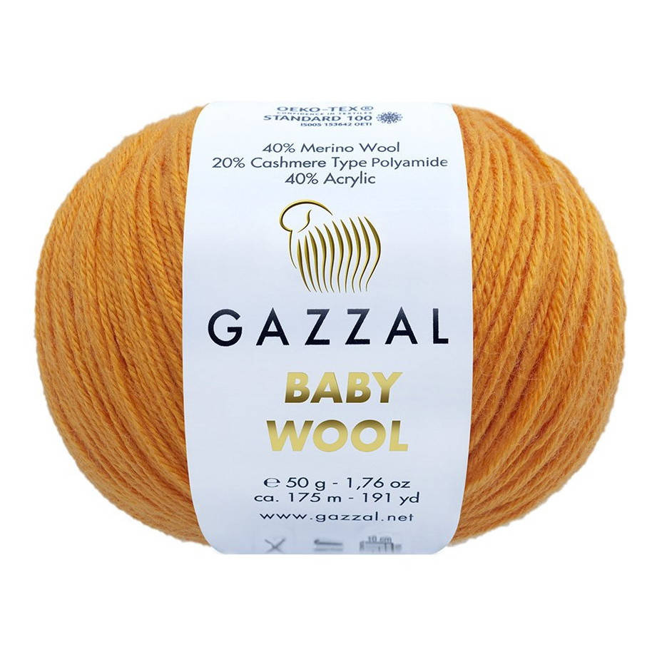 

837 Пряжа Gazzal Baby Wool