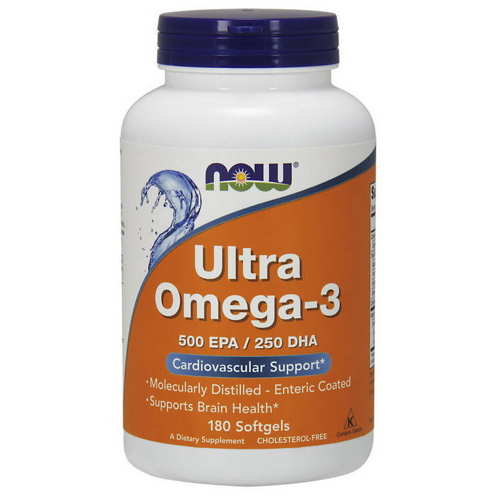

Ультра Омега 3 Now Foods Ultra Omega-3 (180 капс) нау фудс